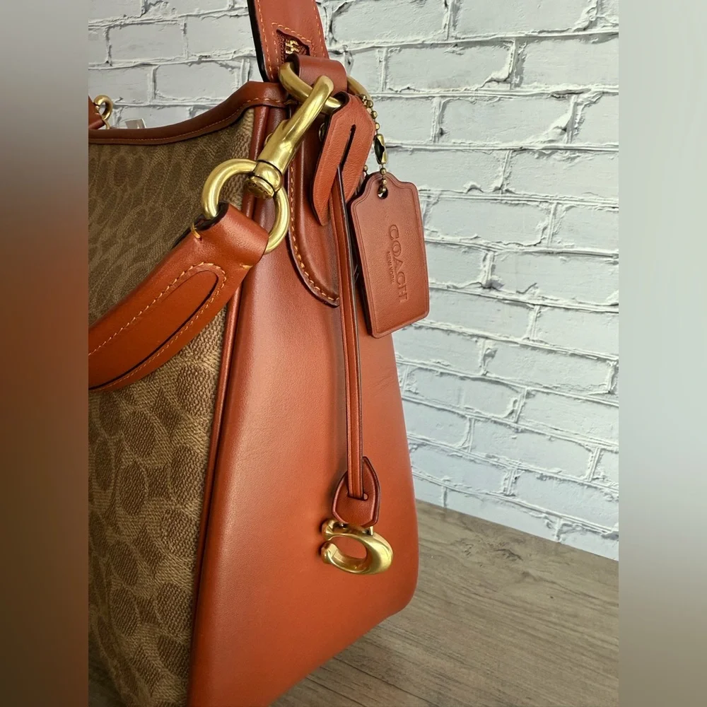 Coach signature coated